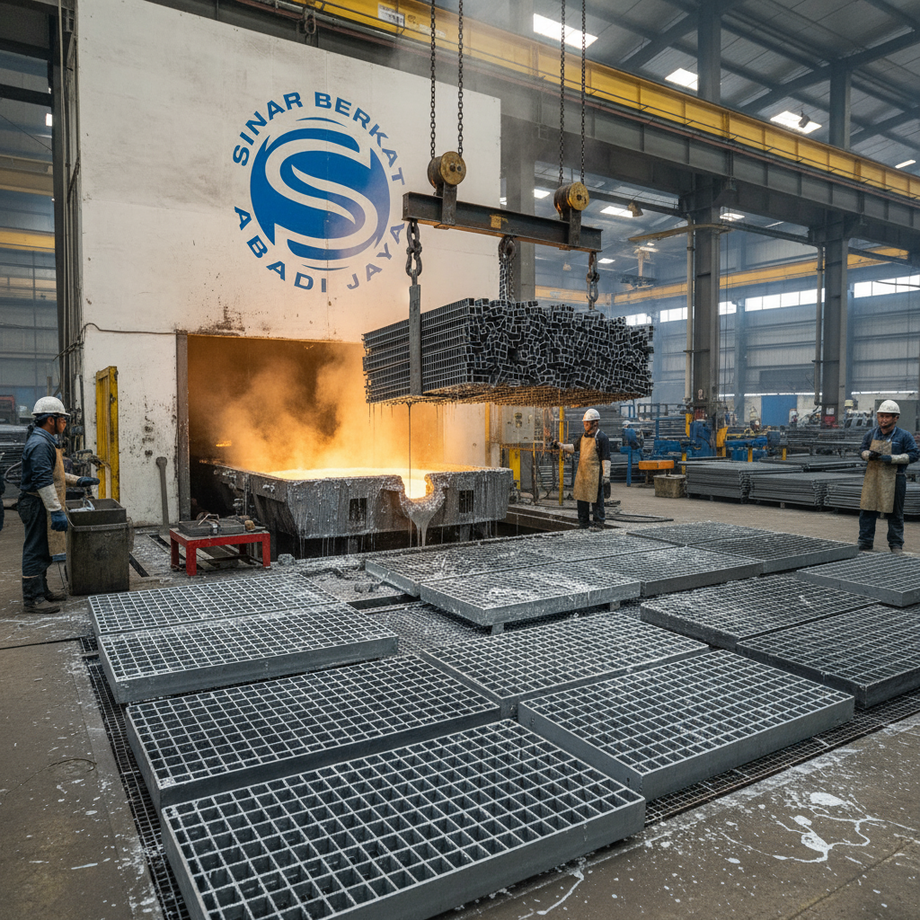 proses galvanis plat grating