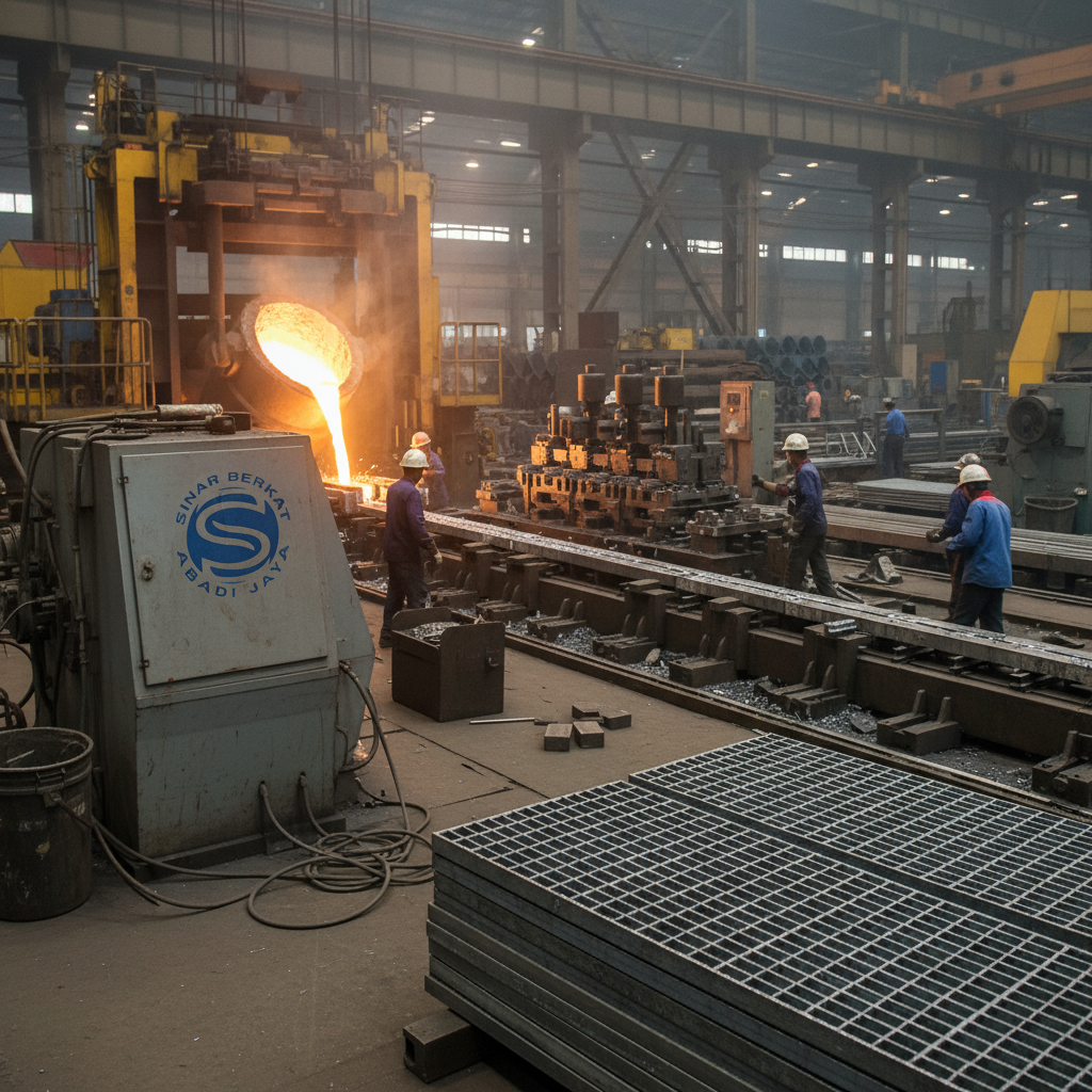 proses pembuatan plat grating