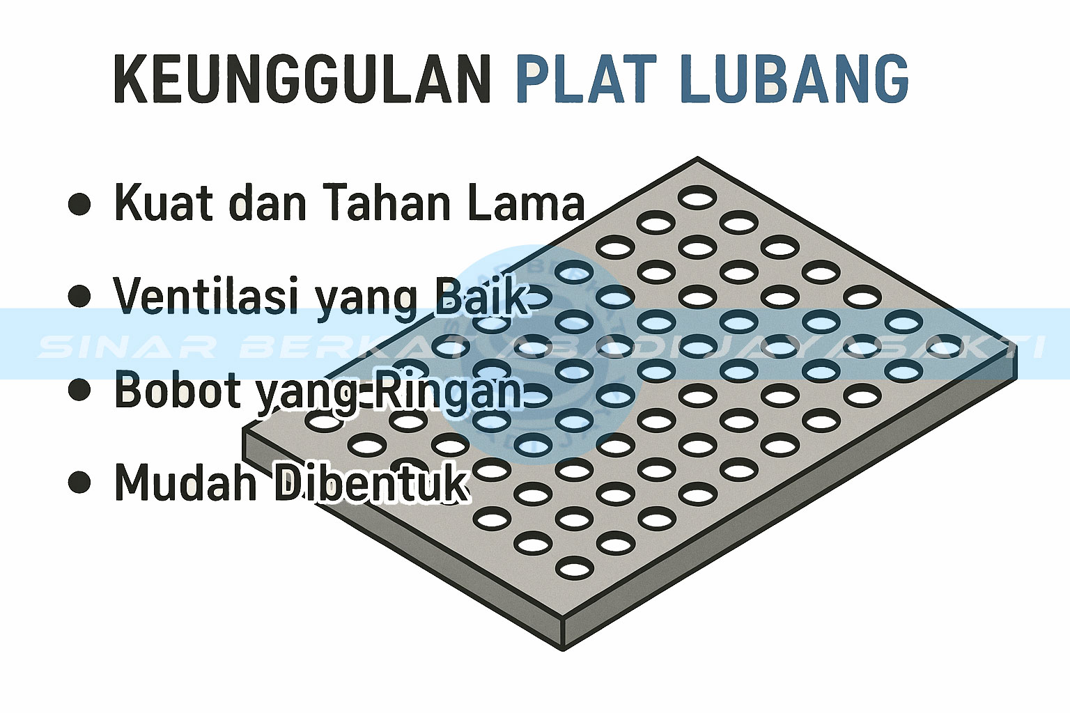 gambar keunggulan plat lubang 01. pipaseamless.co.id