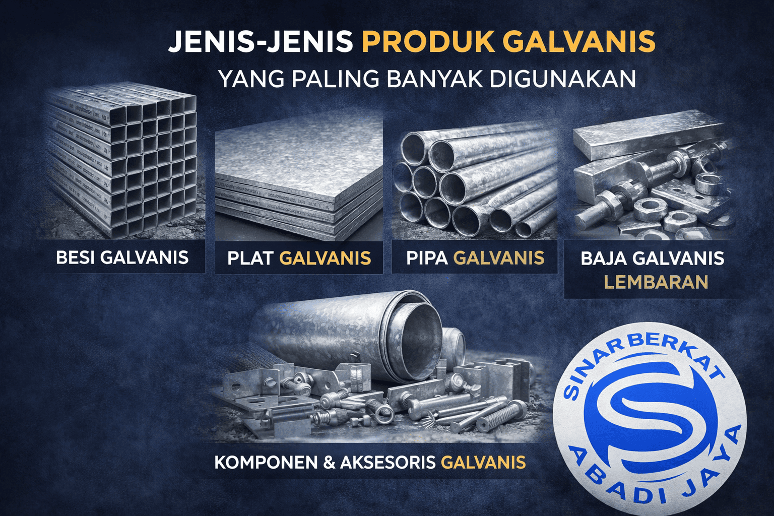 Jenis-Jenis Produk Galvanis yang Paling Banyak Digunakan.pipaseamless.co.id Jenis-Jenis Produk Galvanis yang Paling Banyak Digunakan.pipaseamless.co.id