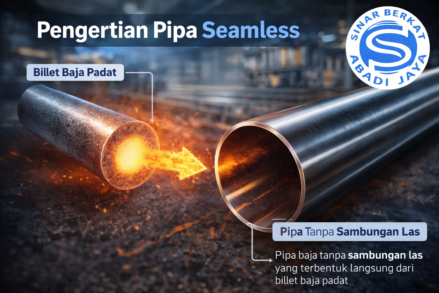 Pengertian Pipa Seamless. pipaseamless.co.id